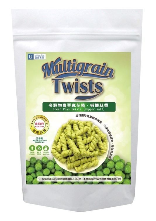 Green Peas Twists (Pepper salt) 120g